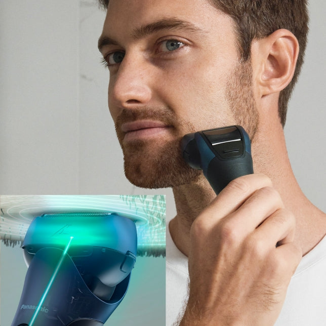 Panasonic Retro Rechargeable 3-Blade Wet and Dry Electric Shaver | ES-LT4B